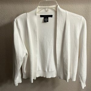 White Shrug Sweater